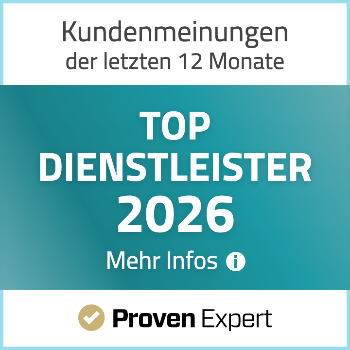 Proven Expert Top Dienstleister 2026 - smilestore